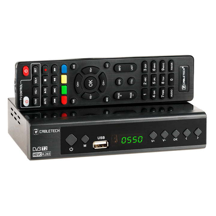 Tuner s dekodérem DVB-T2, H.265, HEVC, KrugerMatz KM0550D, EPG, PVR, Timeshift