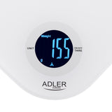 Kuchyňská váha Adler, tvrzené sklo, LCD displej, do 10 kg, AD 3180