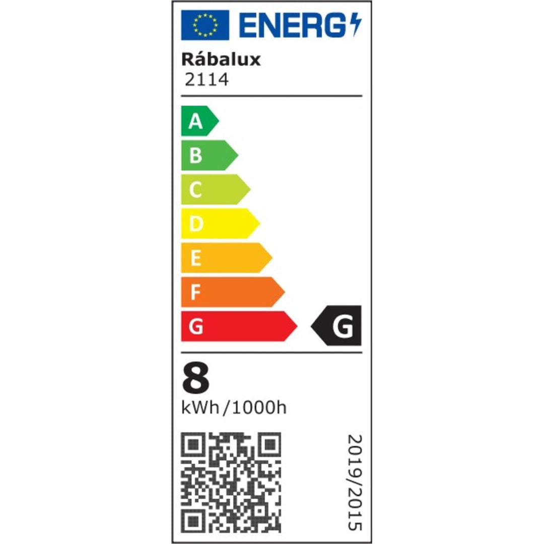 Koupelnové svítidlo Rabalux, 8W LED, IP44, chromové provedení, Levon