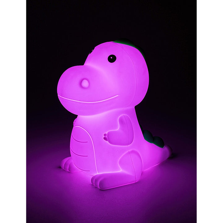 Dětská lampička Rabalux, dinosaurus, LED RGB, teplá bílá, IP20, Unicoo