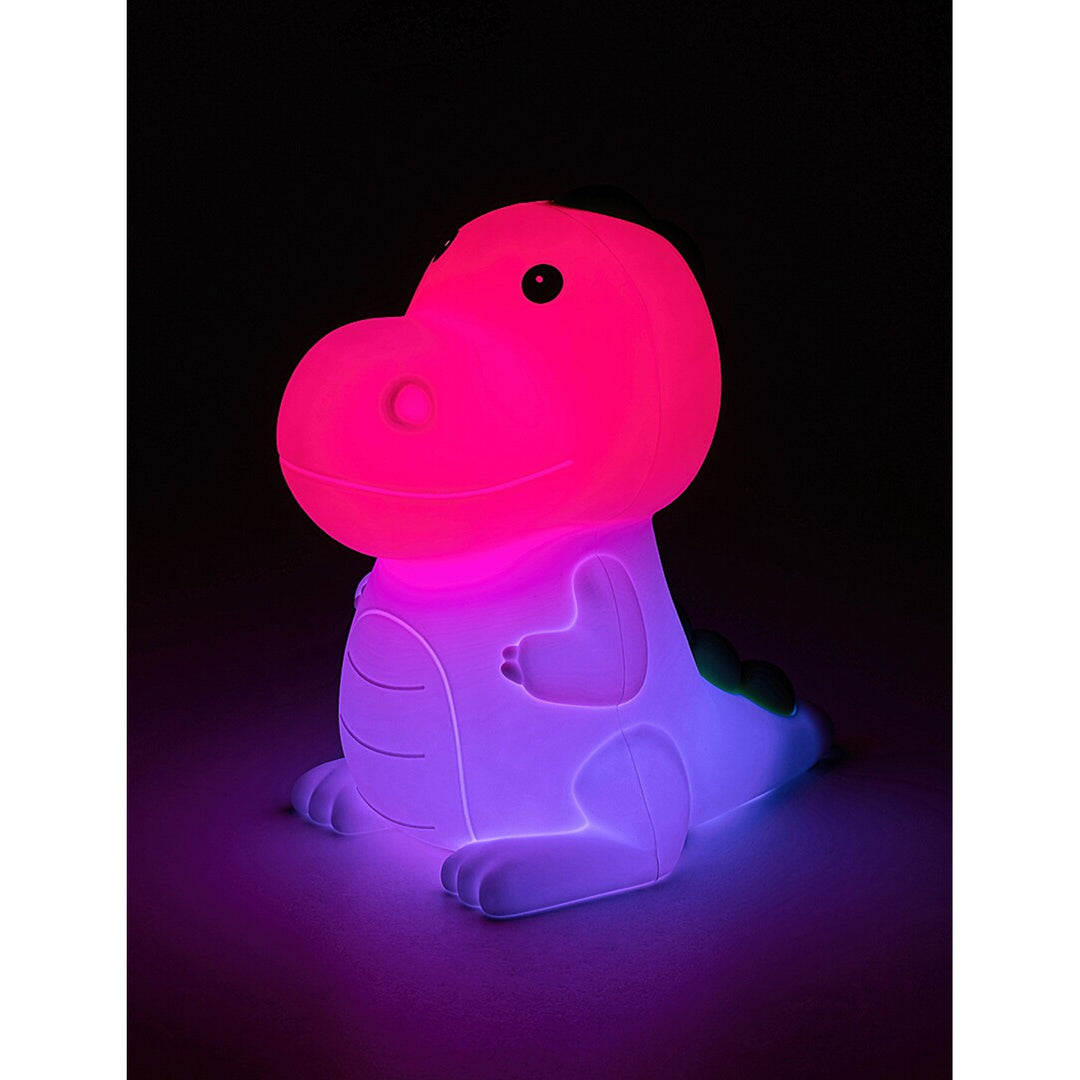 Dětská lampička Rabalux, dinosaurus, LED RGB, teplá bílá, IP20, Unicoo