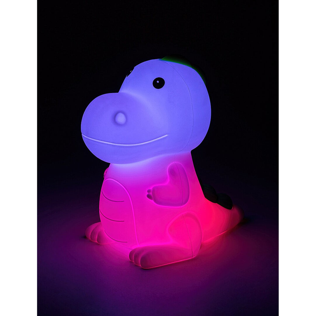 Dětská lampička Rabalux, dinosaurus, LED RGB, teplá bílá, IP20, Unicoo