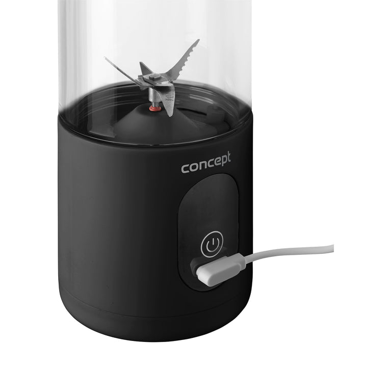 Osobní mixér Concept, 600 ml, dobíjecí Li-Ion, černý, FitMaker SM4001