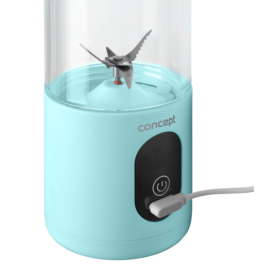 Osobní mixér Concept, 600 ml, dobíjecí Li-Ion, modrý, FitMaker SM4002