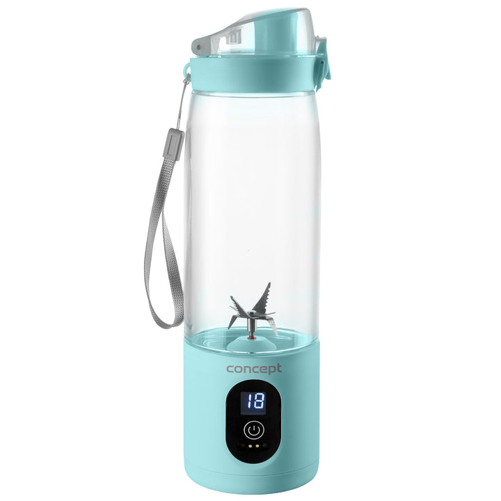 Osobní mixér Concept, 600 ml, dobíjecí Li-Ion, modrý, FitMaker SM4002