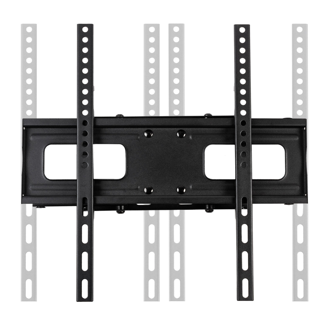 Držák Maclean na TV, max. VESA 400x400, 32-75", 50 kg, horizontální a vertikální nastavení úhlu, profil 80-380 mm, černý, MC-788