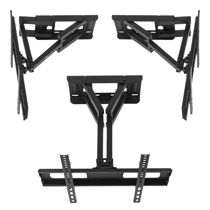 Držák Maclean na TV, max. VESA 400x400, 32-75", 50 kg, horizontální a vertikální nastavení úhlu, profil 80-380 mm, černý, MC-788