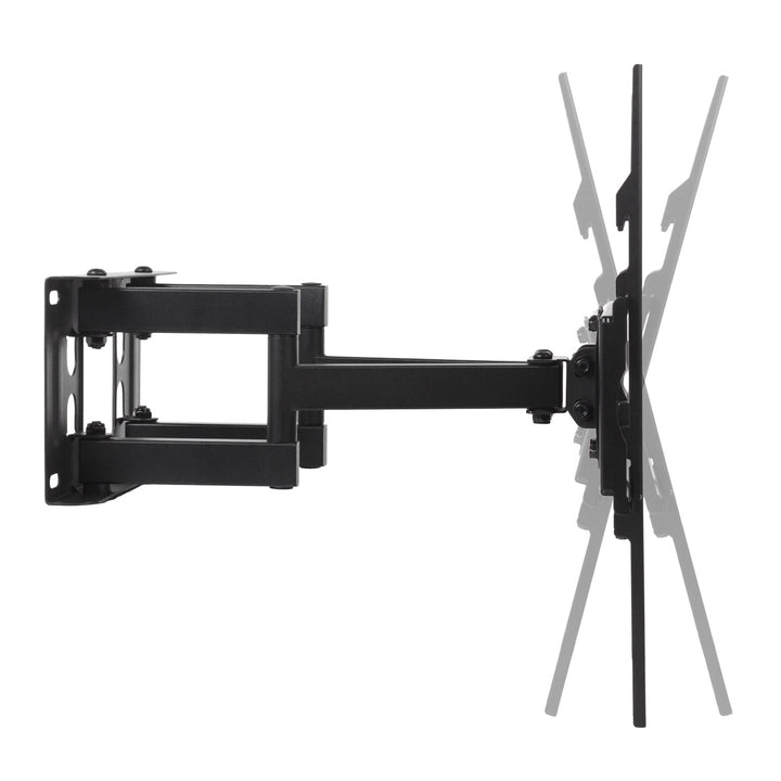 Držák Maclean na TV, max. VESA 400x400, 32-75", 50 kg, horizontální a vertikální nastavení úhlu, profil 80-380 mm, černý, MC-788