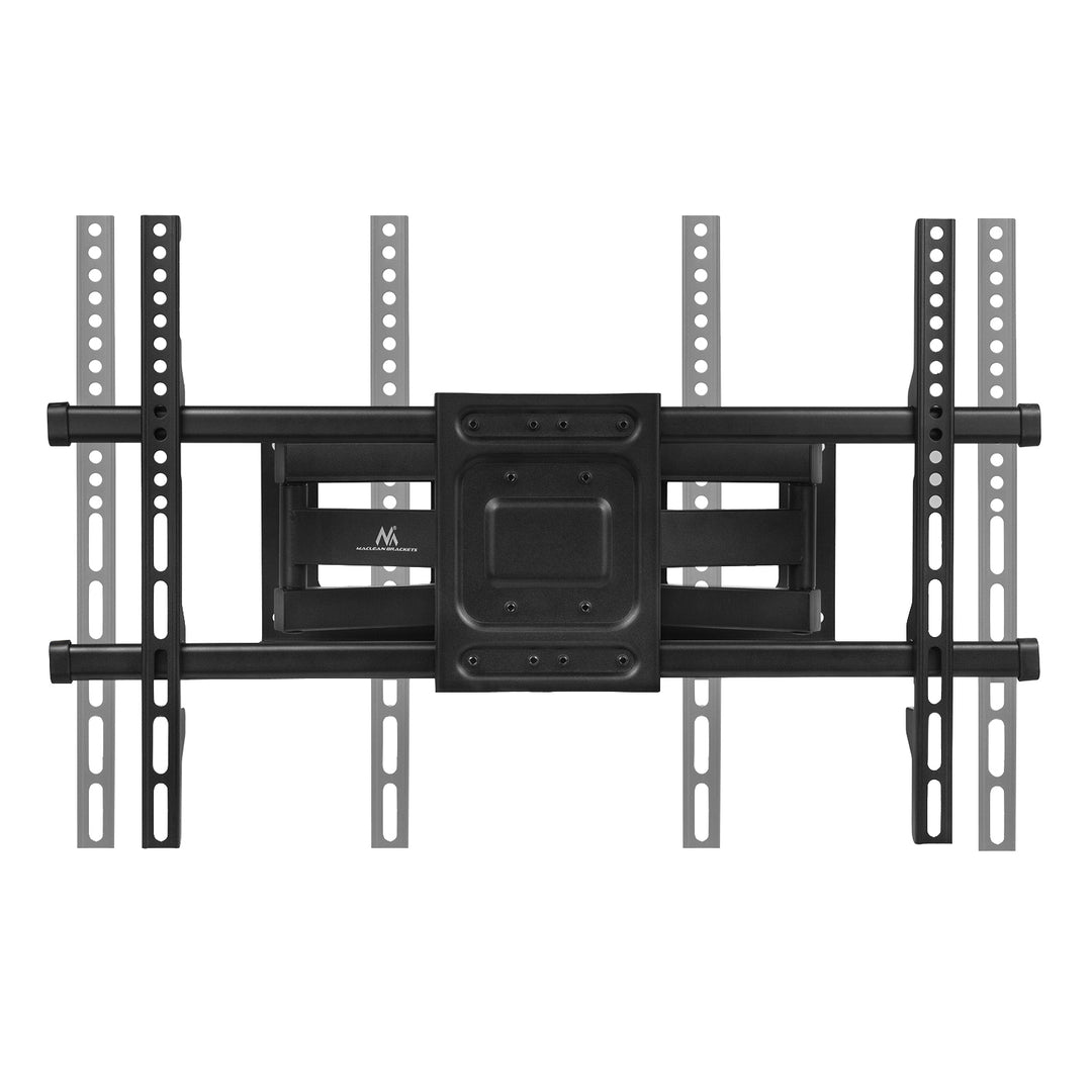 Držák Maclean na TV, max. VESA 600x400, 32-85", 60 kg, horizontální a vertikální nastavení úhlu, profil 65-390 mm, černý, MC-789