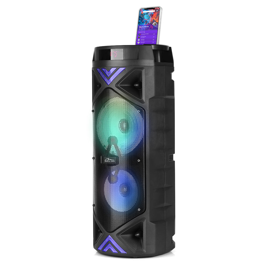 Přenosný reproduktor Media-Tech, karaoke, Bluetooth 5.0, 1400 W, MT3182