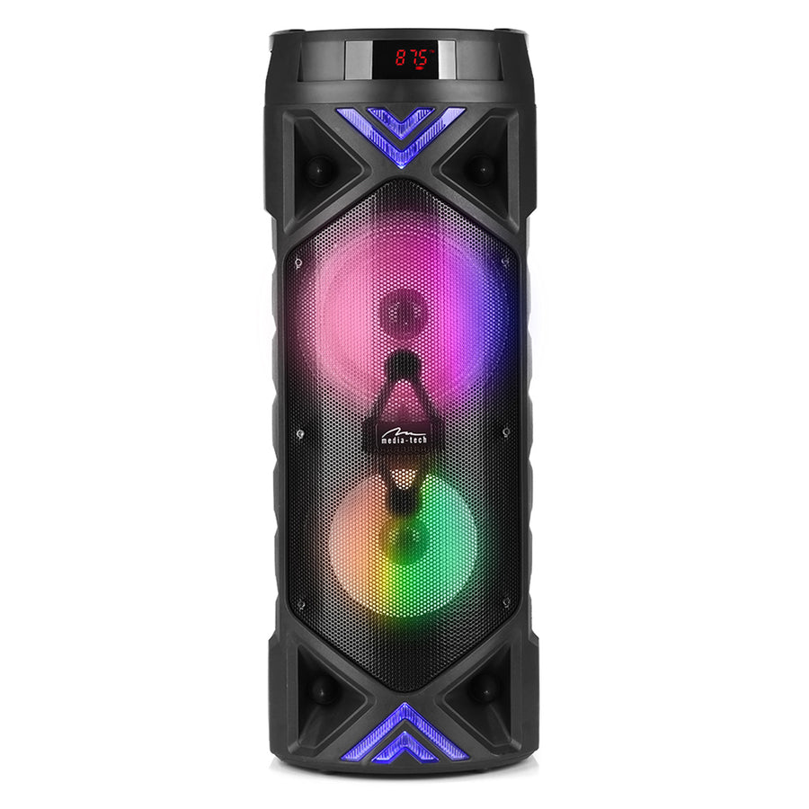 Přenosný reproduktor Media-Tech, karaoke, Bluetooth 5.0, 1400 W, MT3182