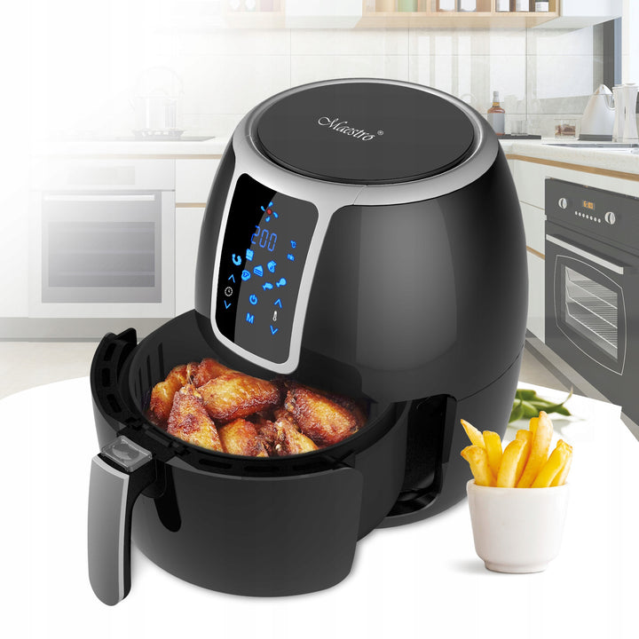 Fritéza Maestro bez tuku, 1500 W, 3,7 l, černá, MR-756