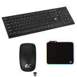 Bezdrátová klávesnice + myš COMBO NanoRS, RS580 + podložka pod myš