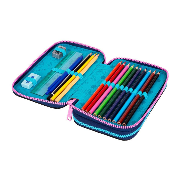 Penál Coolpack, dvoukomorový, s příslušenstvím, Stitch, Jumper 2