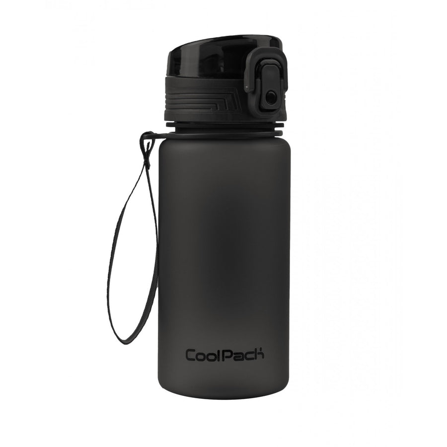 Láhev Coolpack, láhev na vodu, 400 ml, černá, Brisk mini
