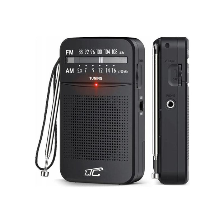 Kapesní rádio LEGA LXLTC2029C s AM/FM/AUX napájením z baterie LTC
