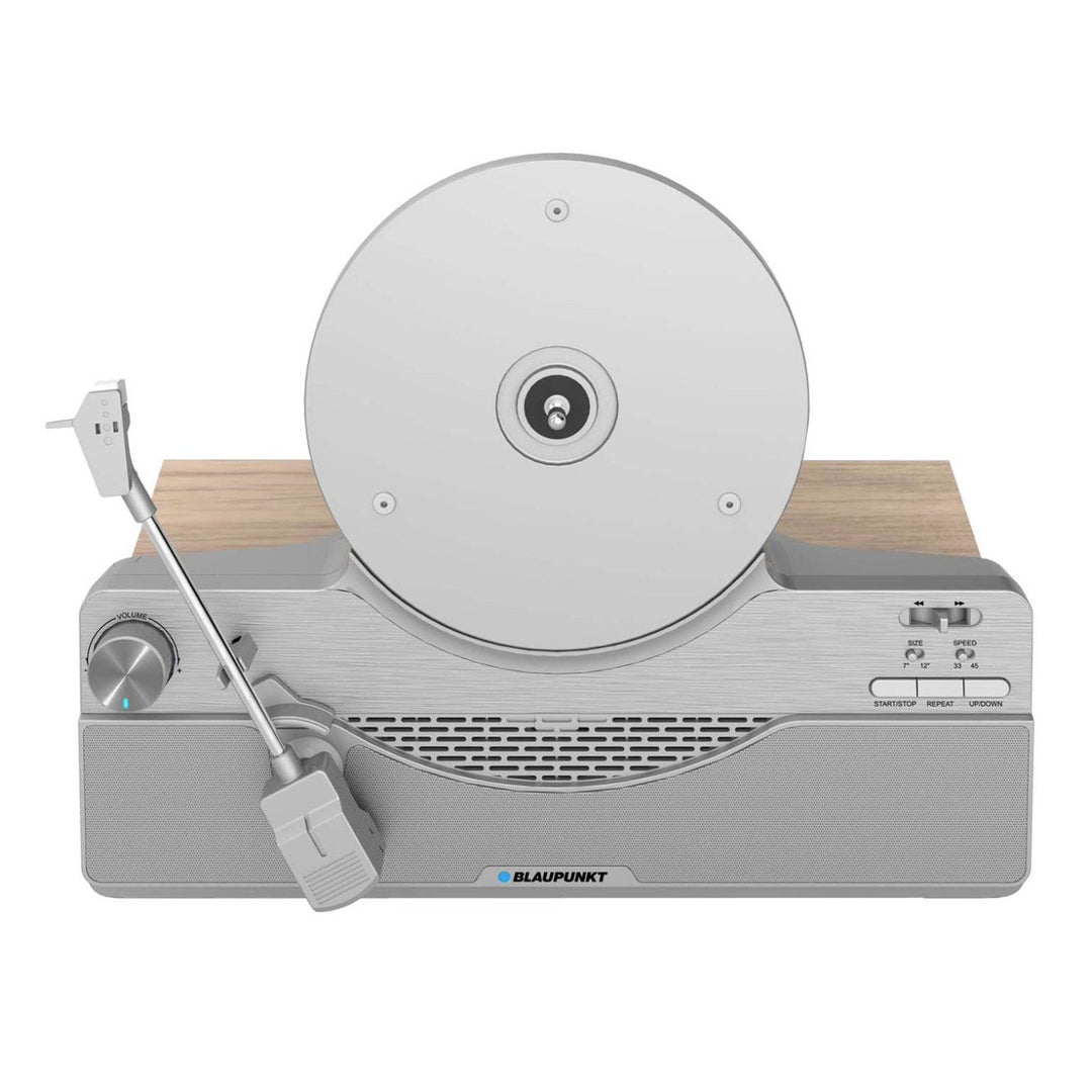 Vertikální gramofon Blaupunkt, Bluetooth, 2x5W RMS, stříbrný, VT100SL