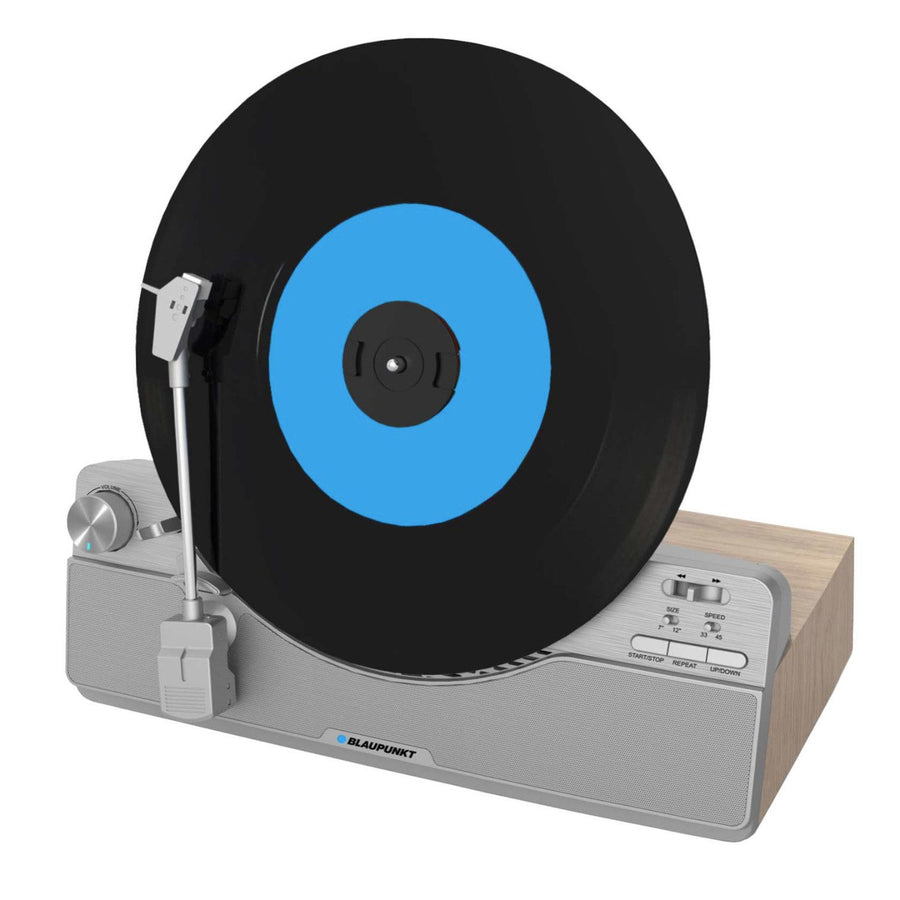 Vertikální gramofon Blaupunkt, Bluetooth, 2x5W RMS, stříbrný, VT100SL
