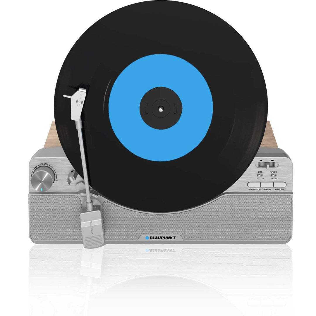 Vertikální gramofon Blaupunkt, Bluetooth, 2x5W RMS, stříbrný, VT100SL
