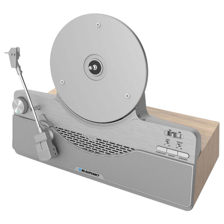 Vertikální gramofon Blaupunkt, Bluetooth, 2x5W RMS, stříbrný, VT100SL