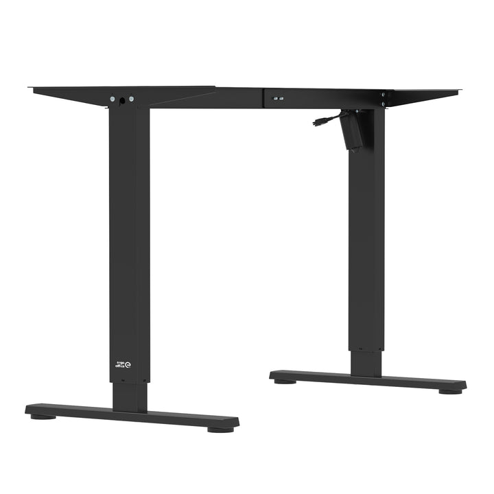 Elektricky výškově nastavitelný stůl Ergo Office, max. výška 1160 mm, max. hmotnost 80 kg, bez desky, černý, ER-400 B