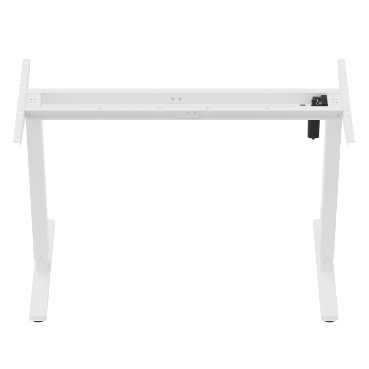 Výškově nastavitelný elektrický stůl Ergo Office, max. výška 1160 mm, max. hmotnost 80 kg, bez desky, bílý, ER-400 W