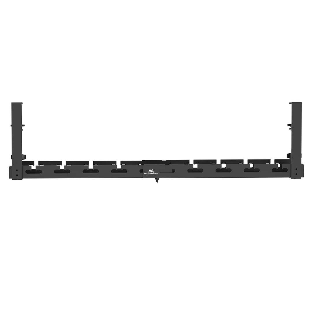 Organizér kabelů Maclean pod stůl, max. zatížení 5 kg, max. 728 mm, černý, MC-103 B