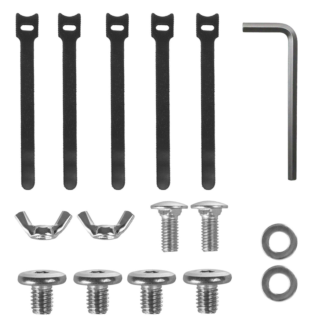 Organizér kabelů Maclean pod stůl, max. zatížení 5 kg, max. 728 mm, bílý, MC-103 W