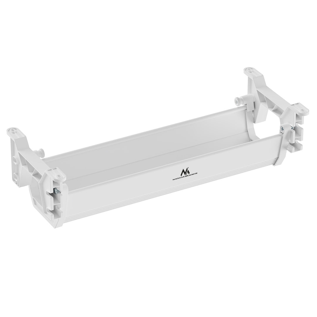 Organizér kabelů/nástavců Maclean pod stůl, max. zatížení 5 kg, bílý, MC-106 W