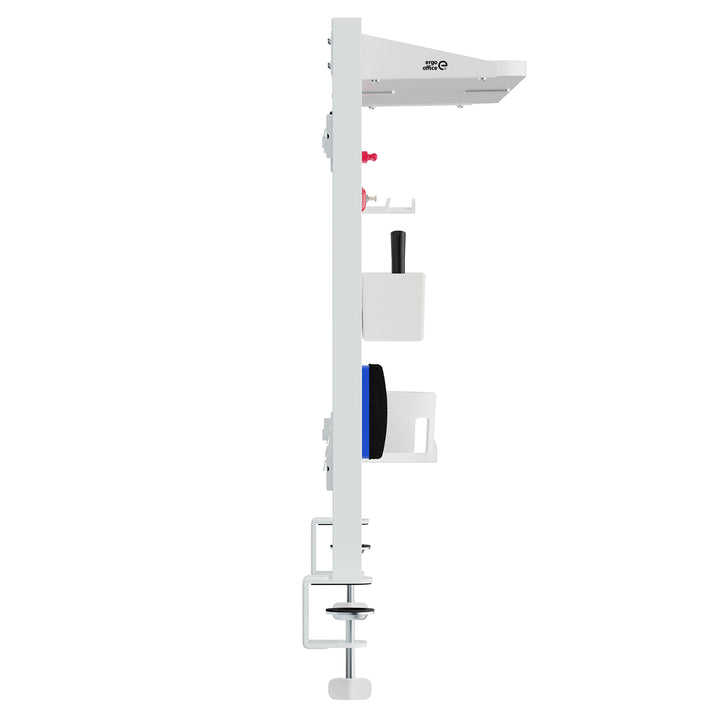 Dělící stůl / organizér Ergo Office, max. zatížení 10 kg, bílý a korková deska, šířka 1250 mm, bílý, ER-300 W