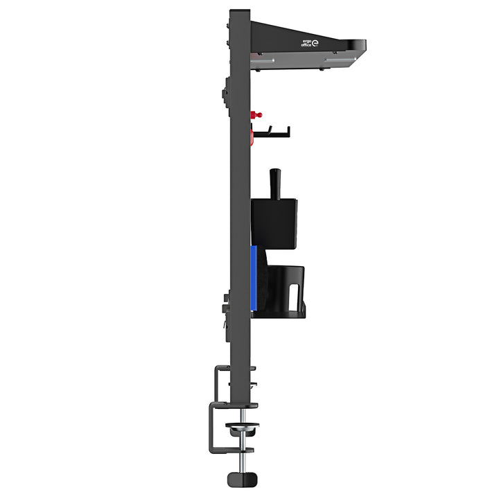 Rozdělovač stolů / organizér Ergo Office, max. zatížení 10 kg, bílá tabule, šířka 1116 mm, černý, ER-301 B