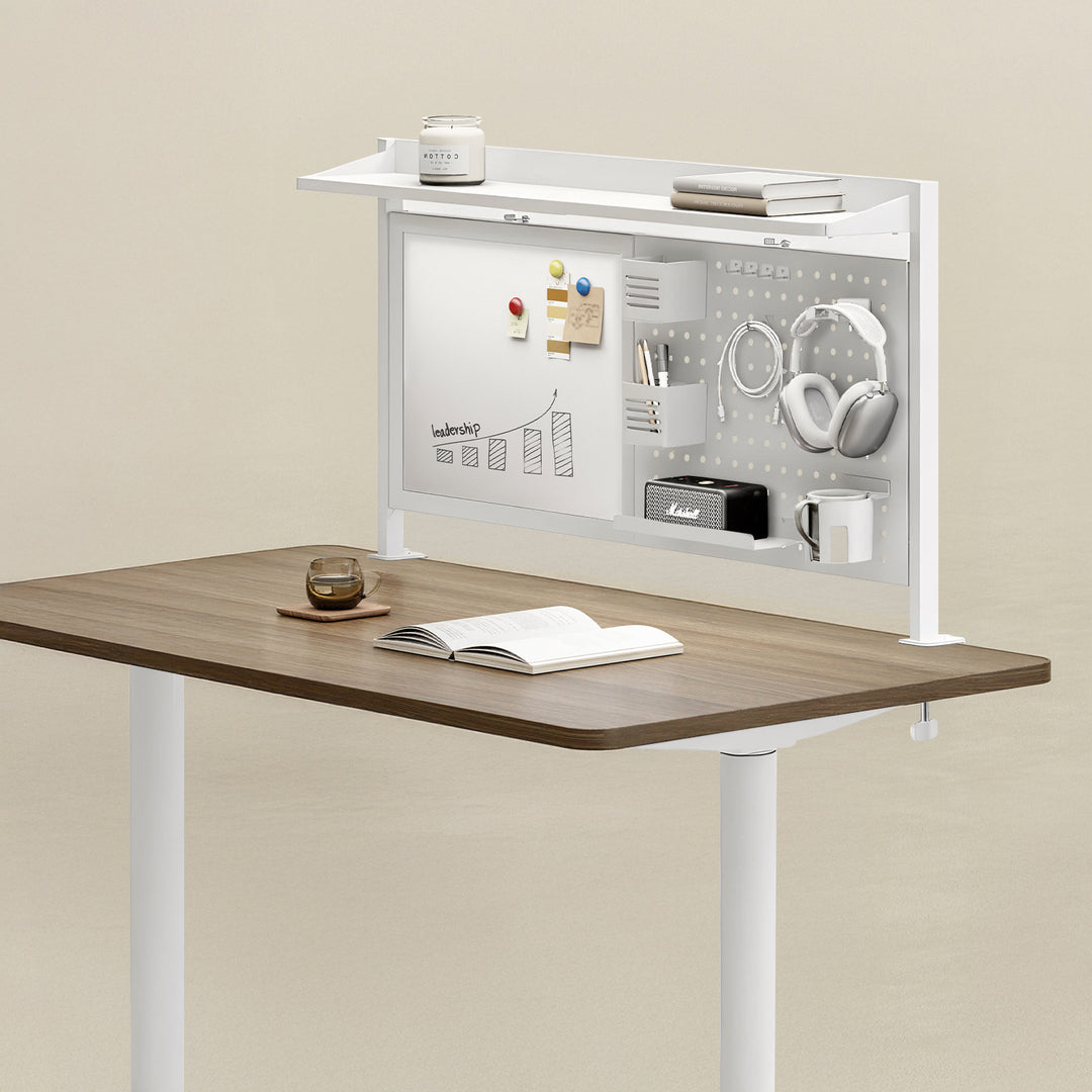Dělící stůl / organizér Ergo Office, max. zatížení 10 kg, bílá tabule, šířka 1116 mm, bílá, ER-301 W