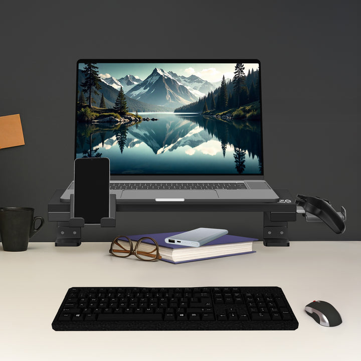 Stojan na notebook / monitor Ergo Office, max. zatížení 20 kg, pro diag. 13-32", černý, ER-303 B