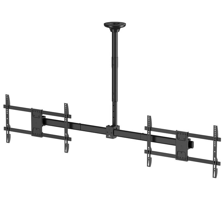 Stropní držák Maclean pro dva televizory, max. zatížení 2x40 kg, 34-60", max. VESA 600x400, MC-111 B