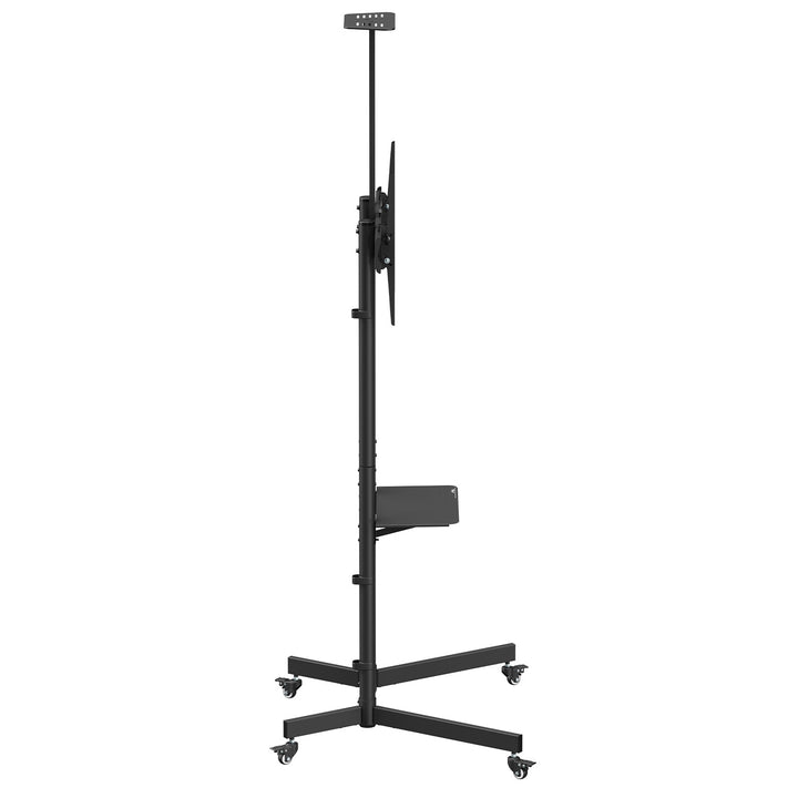Maclean TV stojan / vozík, police na kameru, na kolečkách, 37-70", max. zatížení 45kg/5kg police, max. VESA 600x400, MC-113 B