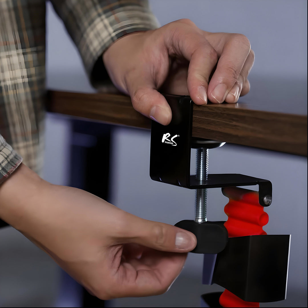 Stolní organizér kabelů Nano RS / mřížka na kabely, 1345 mm, černá a červená, RS125