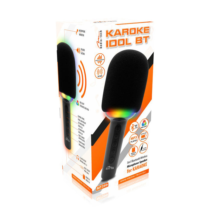 Karaoke mikrofon s Bluetooth reproduktorem KARAOKE IDOL BT Media-Tech MT399