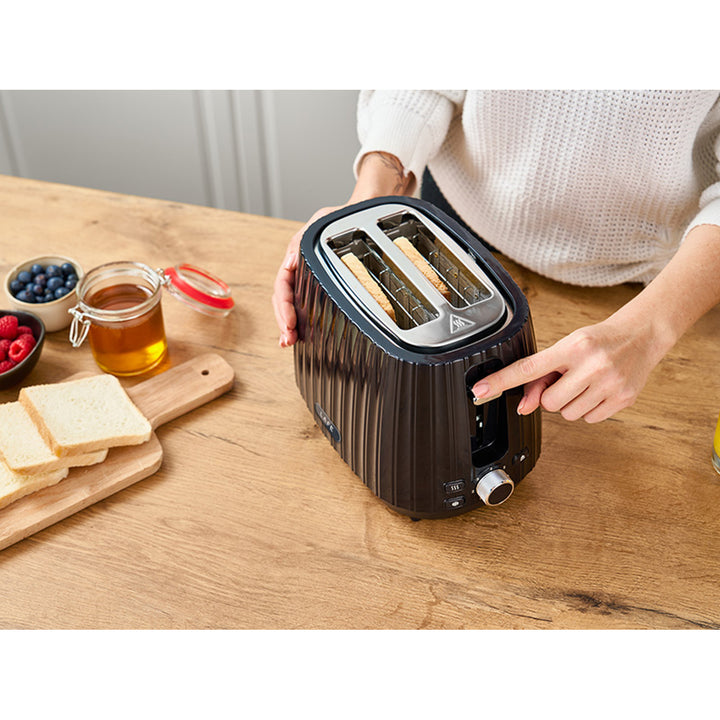 Topinkovač Lafe, 7stupňová regulace opékání, max. příkon 1080 W, černý, Modern