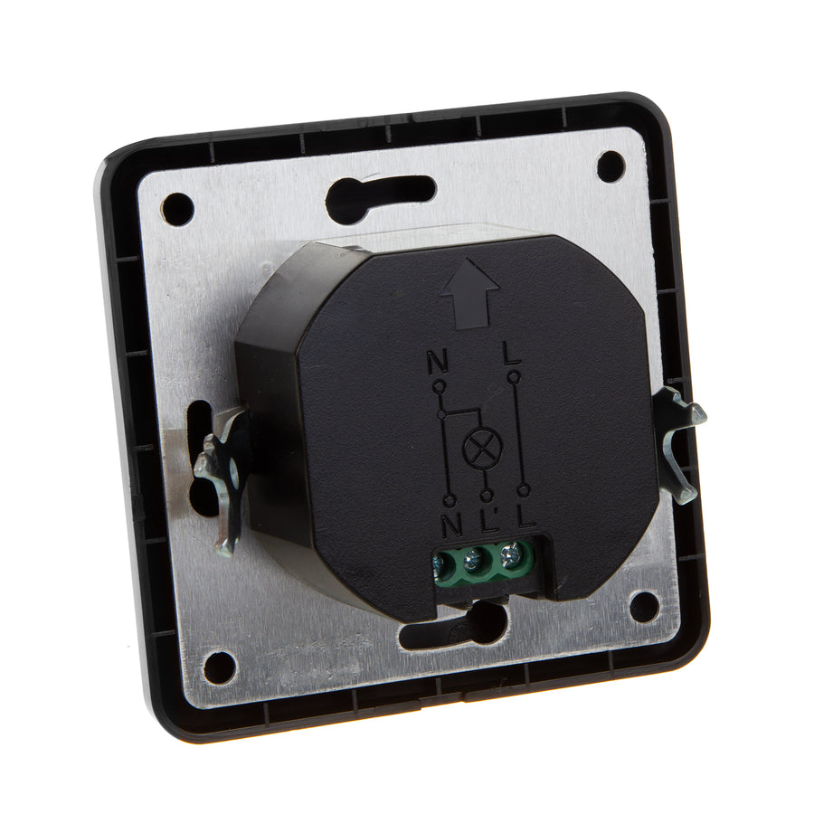 Senzor Maclean PIR s krátkým dosahem, dosah 5-6 cm, zapuštěná krabice, max. zátěž 1200 W, MCE313 B, 4 ks