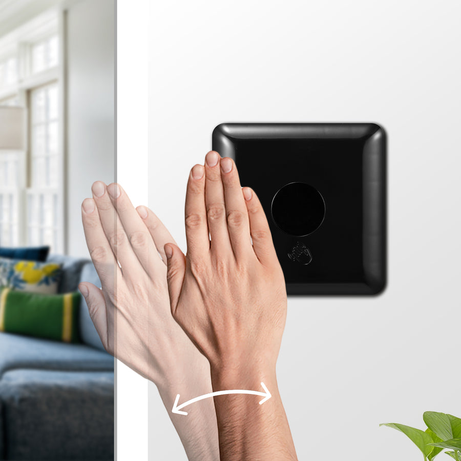 Senzor Maclean PIR s krátkým dosahem, dosah 5-6 cm, zapuštěná krabice, max. zátěž 1200 W, MCE313 B, 4 ks