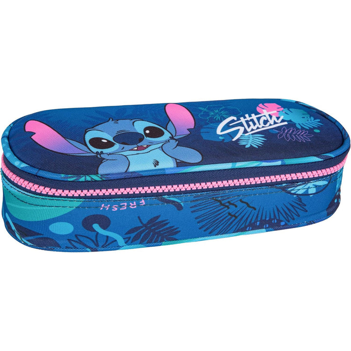 CoolPack Campus Disney Core Stitch oválný školní penál F062780