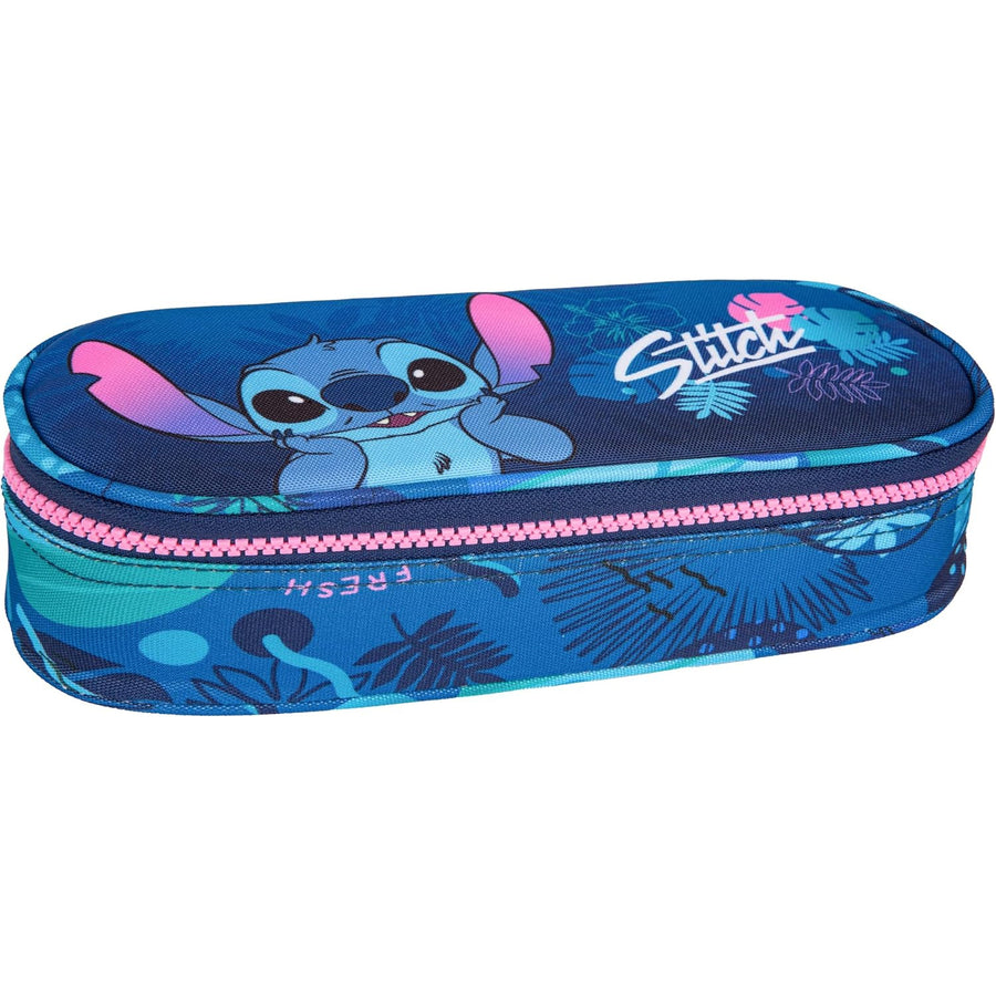 CoolPack Campus Disney Core Stitch oválný školní penál F062780