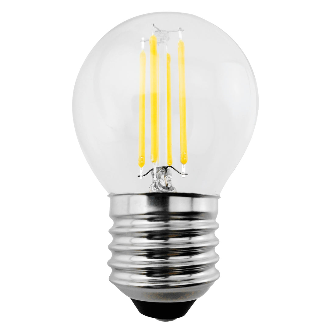 Nástěnné svítidlo 1xE27 Maclean, max. zátěž 60W, IP65, černá, MCE519 B + LED žárovka E27, 4W 230V Maclean Energy MCE283 WW teplá bílá 3000K 470lm retro edison dekorativní G45