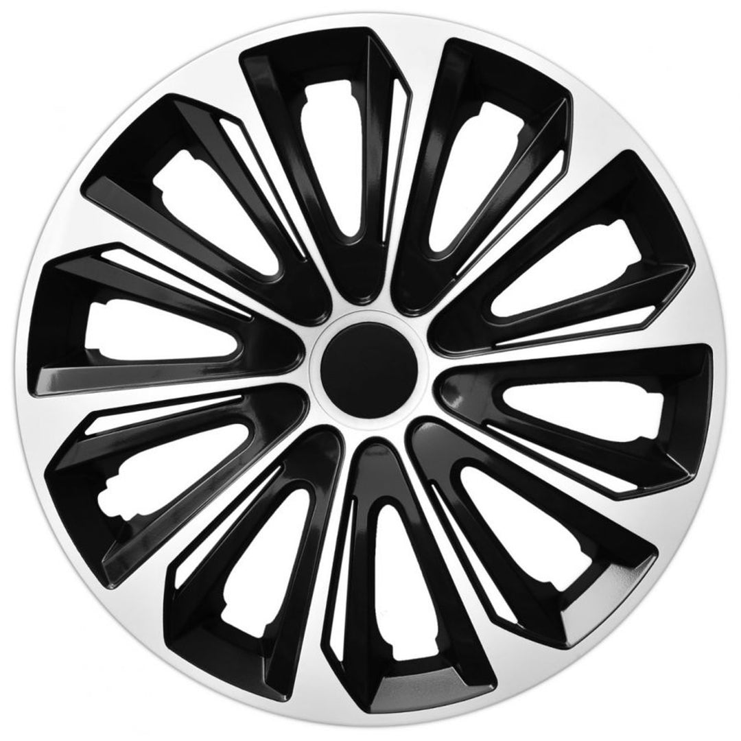 Univerzální kryt náboje 16'' NRM Extra Strong bílý/černý 1 kus