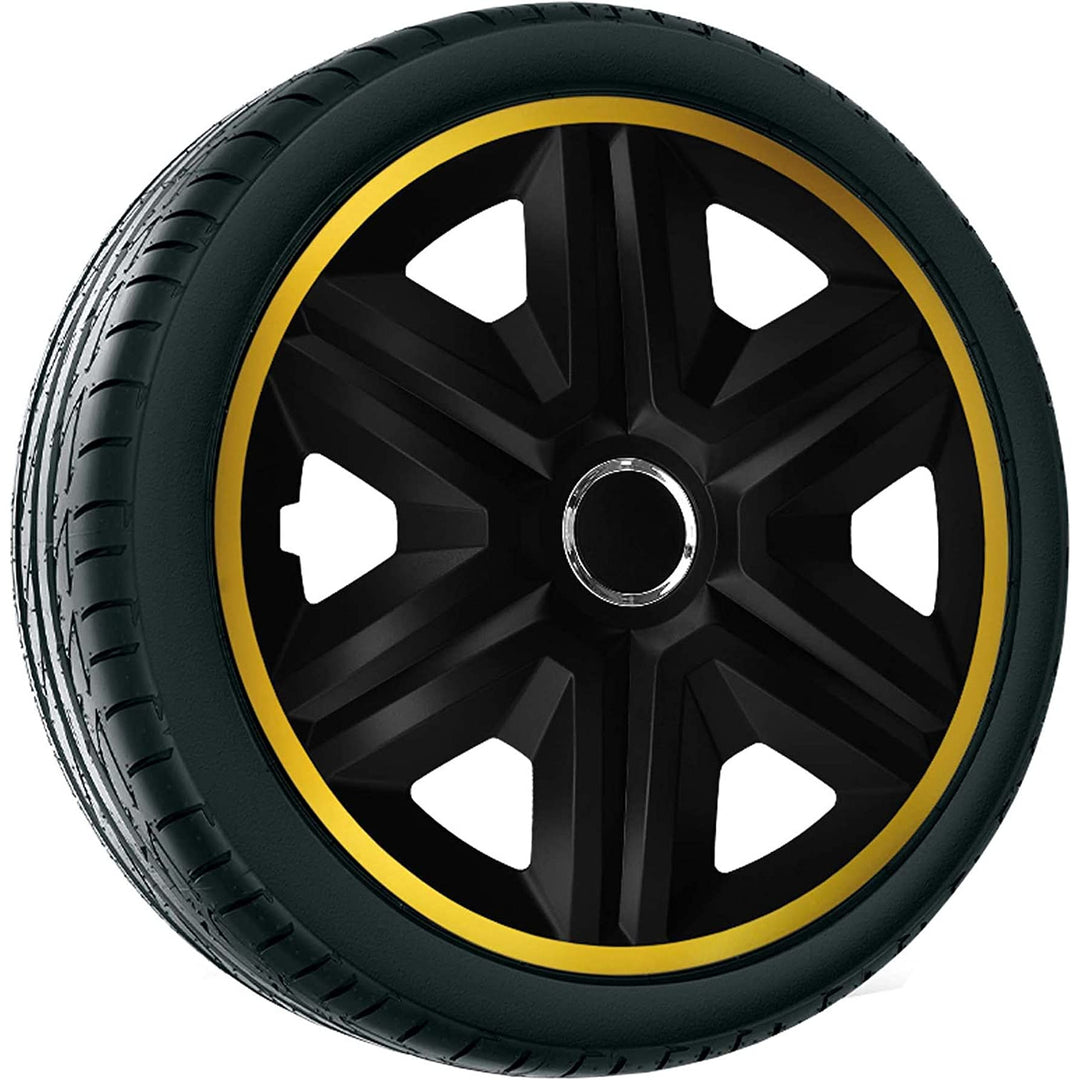 16'' NRM Fast Lux univerzální kryt náboje černý/zlatý 1 ks