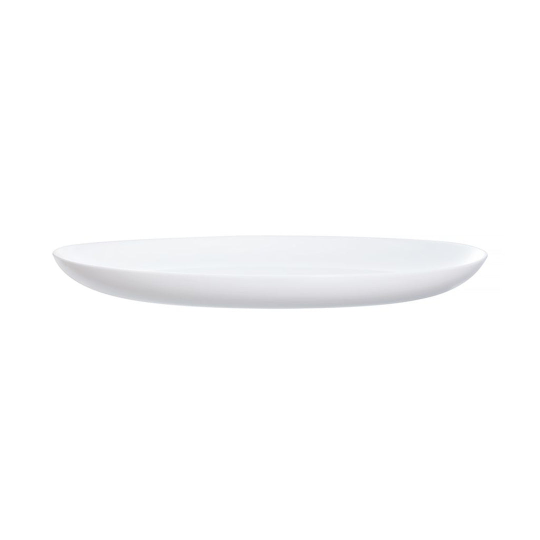 Kulatý dezertní talíř Luminarc z tvrzeného skla, 19 cm, bílý, Diwali White