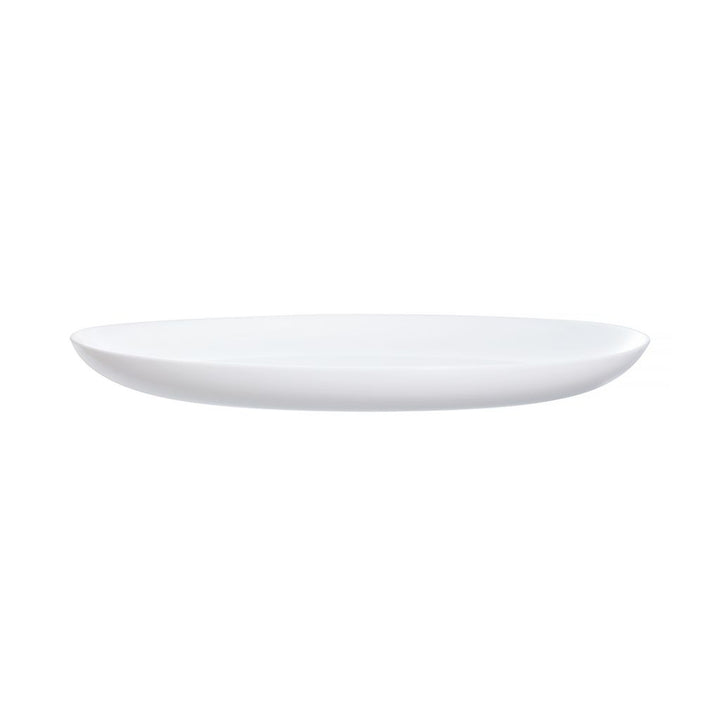 Kulatý dezertní talíř Luminarc z tvrzeného skla, 19 cm, bílý, Diwali White
