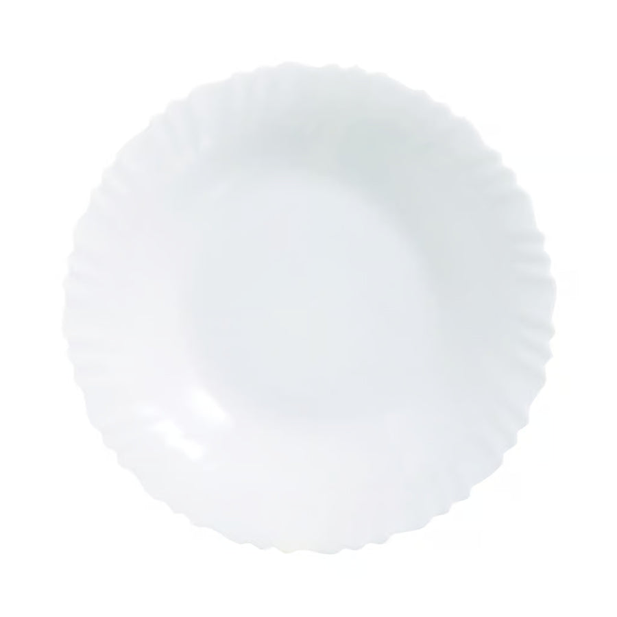 Kulatý dezertní talíř Luminarc, 19 cm, bílý, Feston
