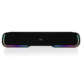 Přenosný reproduktor Bluetooth soundbar, vícebarevné podsvícení RGB, RMS 10 W, PMPO 450 W, FM rádio, MP3. AUX, vestavěná dobíjecí baterie, Media-Tech PHANTOM BT.