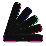 Přenosný reproduktor Bluetooth soundbar, vícebarevné podsvícení RGB, RMS 10 W, PMPO 450 W, FM rádio, MP3. AUX, vestavěná dobíjecí baterie, Media-Tech PHANTOM BT.